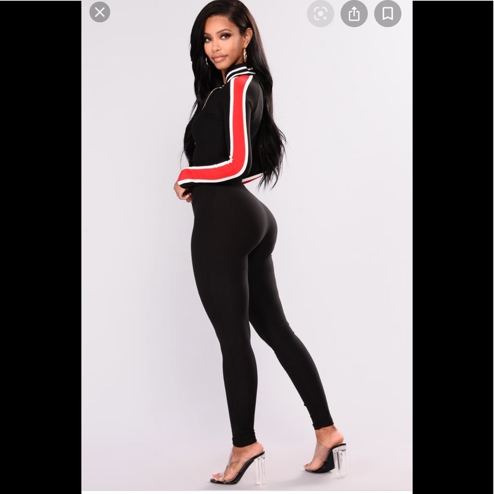 Black jumpsuit by Fashion Nova
